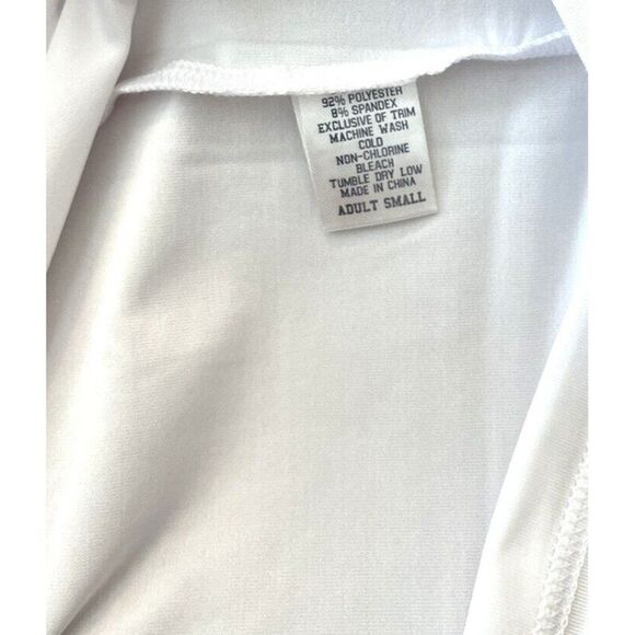 Men's or Women's Small Garb PGA Jr League White Short Sleeve Shirt Golf New NWT - Picture 6 of 6